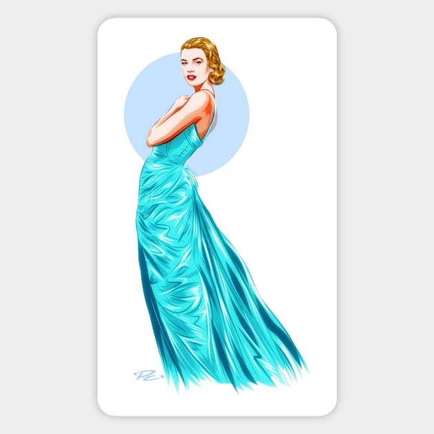 Grace Kelly - An illustration by Paul Cemmick Magnet by PLAYDIGITAL2020